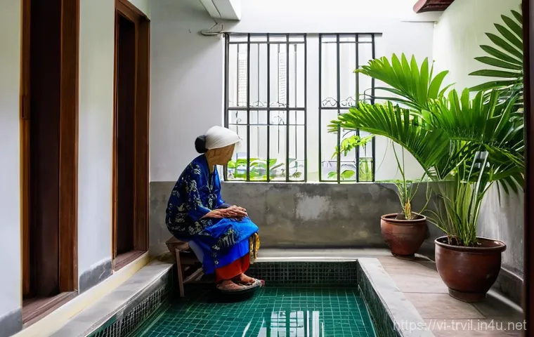 전통주택과 열화학적 관리 - **Modern Vietnamese Eco-Home with Integrated Greenery and Water Features**
    A wide shot of a cont...